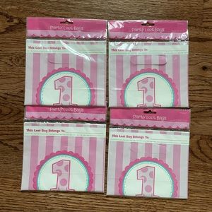 First Birthday Loot Bags for Girls